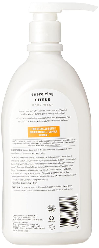 Jason Revitalizing Citrus Body Wash 887ml