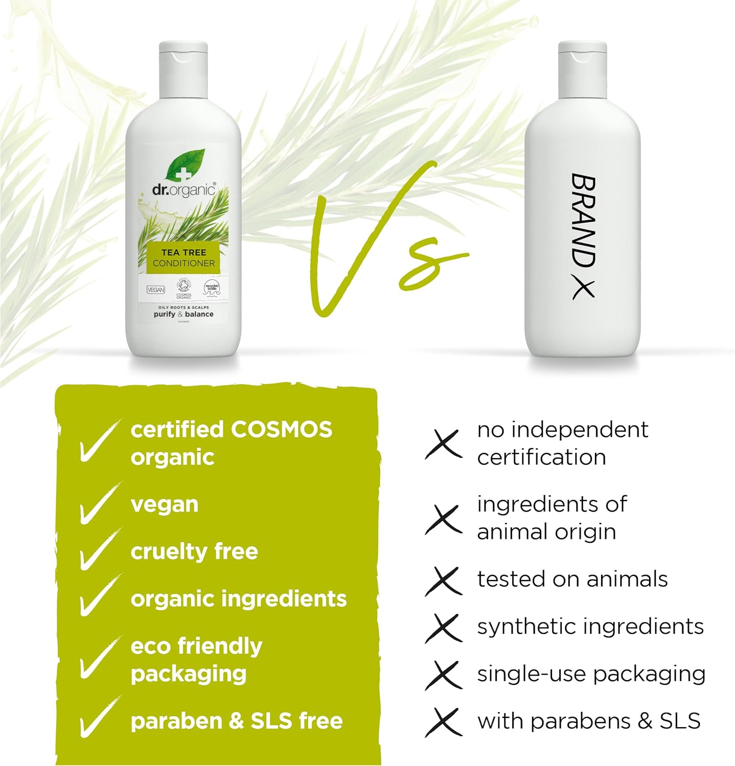 Dr Organic Bioactive Haircare Organic Tea Tree Conditioner 265ml