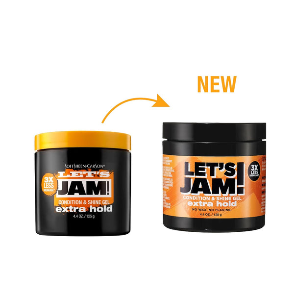 SoftSheen Carson Lets Jam Shining And Conditioning Extra Hold Gel 125g / 396g - Afro Hair Boutique