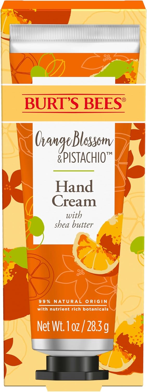 Burts Bees Orange Blossom And Pistachio Hand Cream 28g