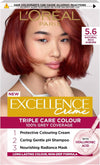 Loreal Excellence Creme Triple Care Colour 5.6 Natural Rich Auburn