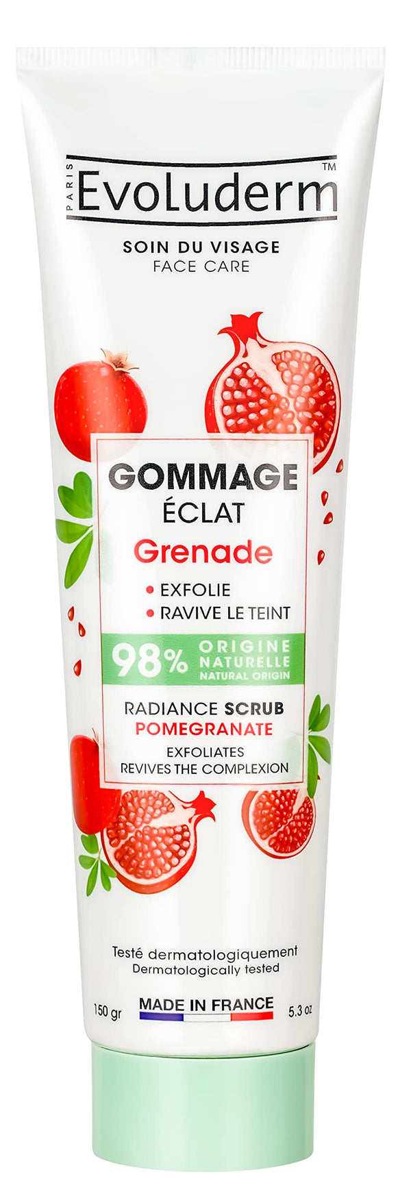 Evoluderm Pomegranate Radiance Scrub 150g