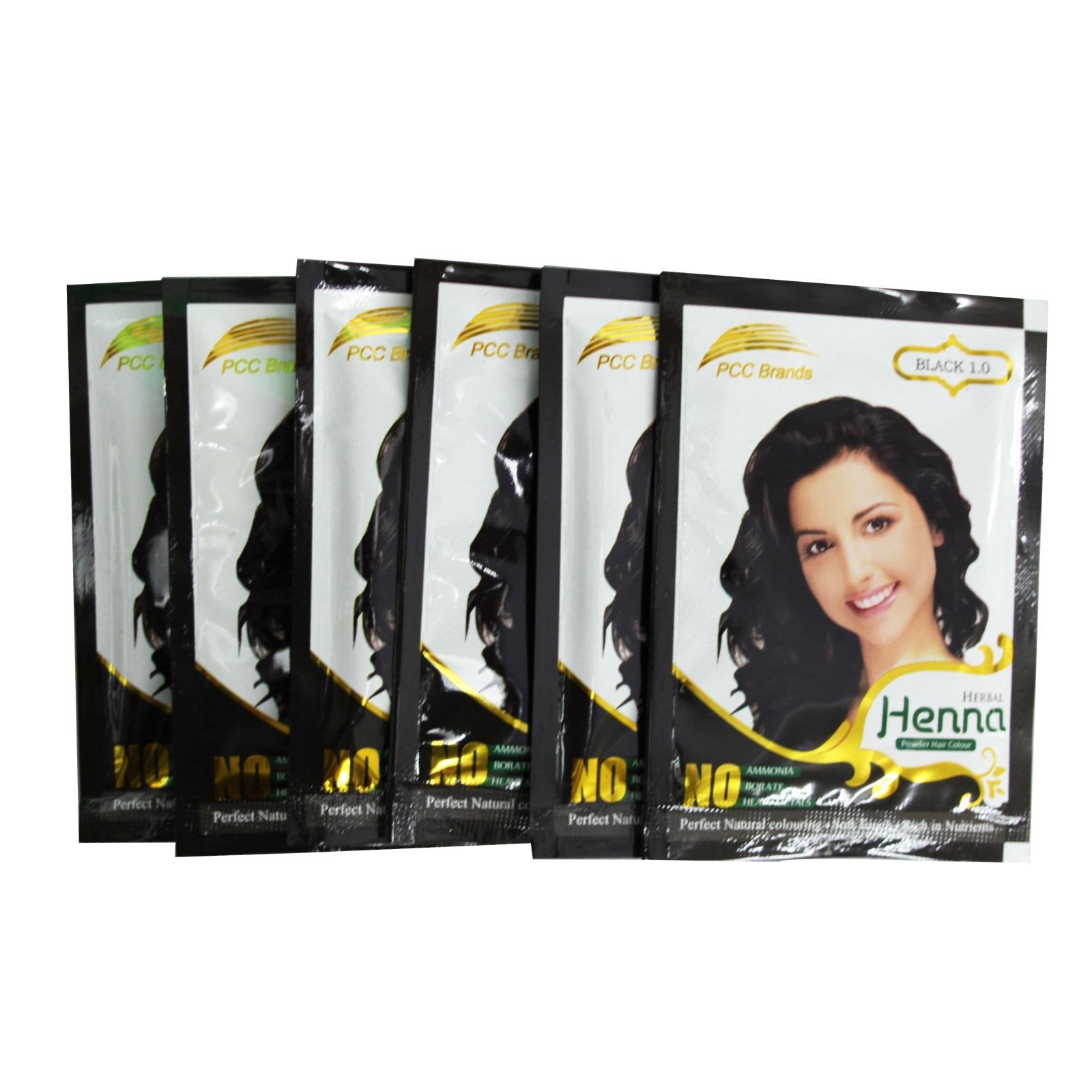 Herbal Henna Black Powder Hair Color 1.0 Black