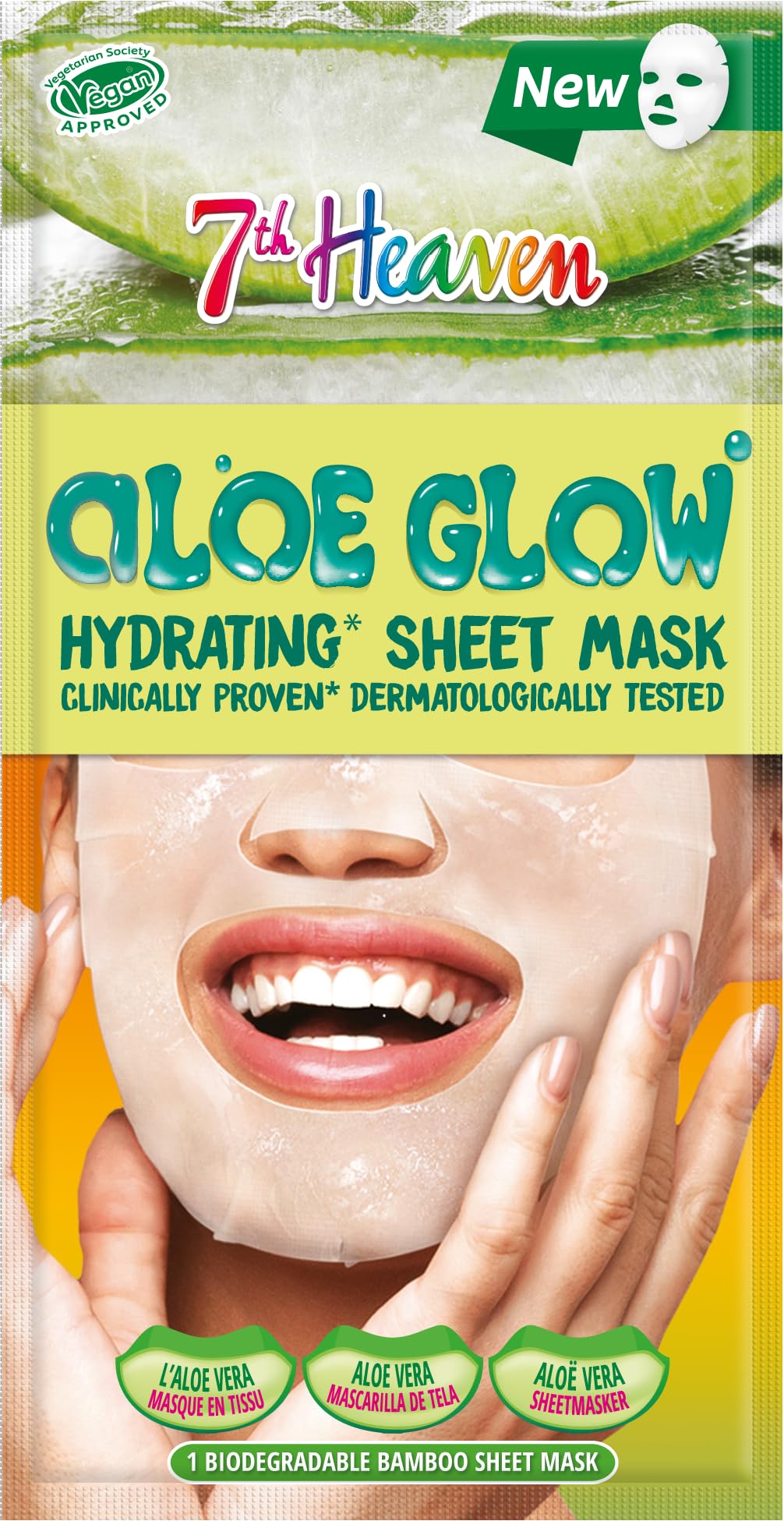 Montagne Jeunesse 7Th Heaven Aloe Glow Hydrating Sheet Mask – Afro Hair  Boutique