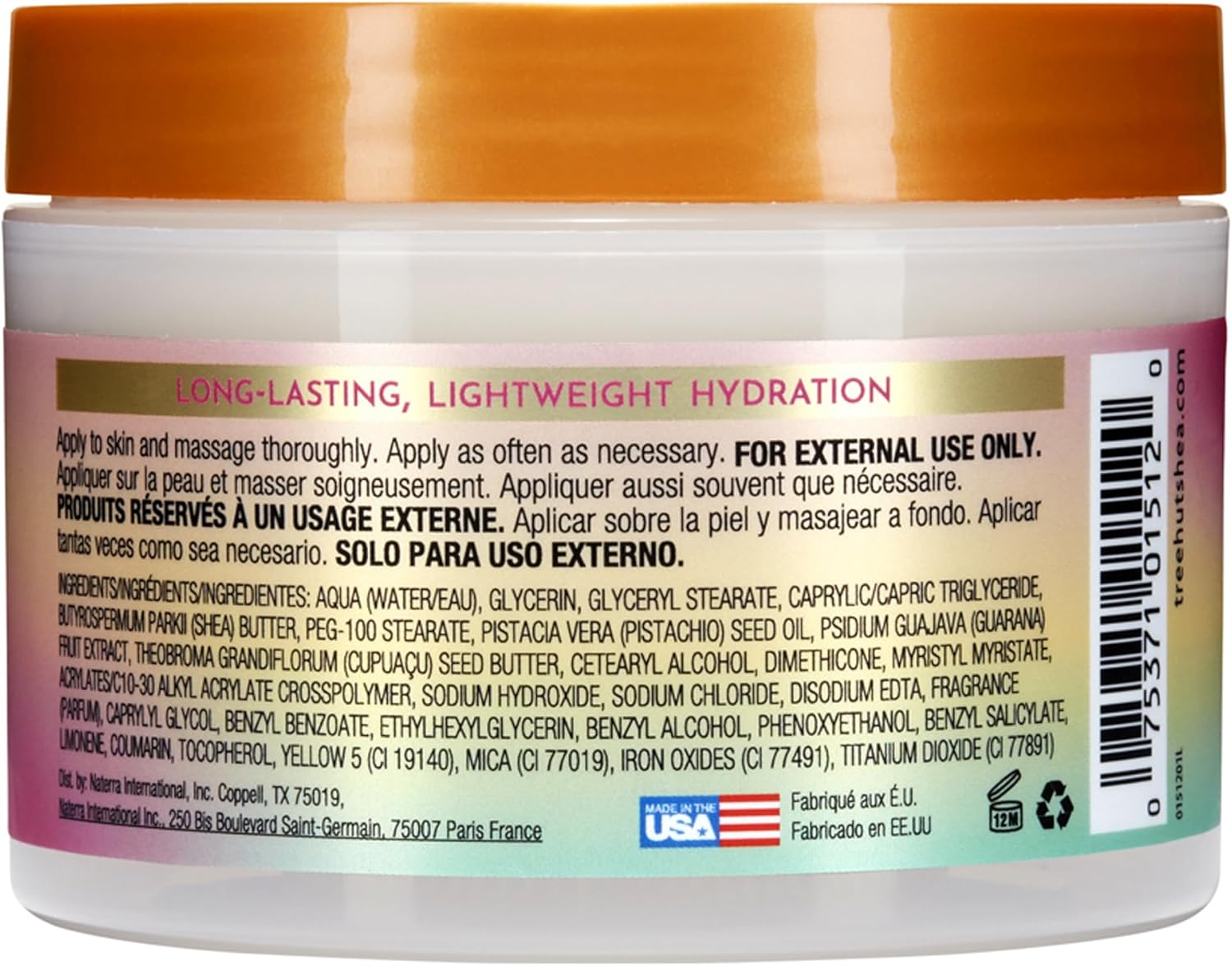 Tree Hut Tropic Glow Firming Whipped Shea Body Butter 240g