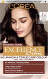 Loreal Excellence Creme No Ammonia Triple Hair Colour 3U Universal Dark Brown