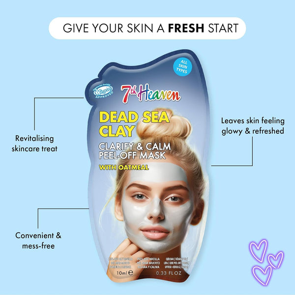 Montagne Jeunesse 7Th Heaven Dead Sea Clay Clarify And Calm Peel Off Mask