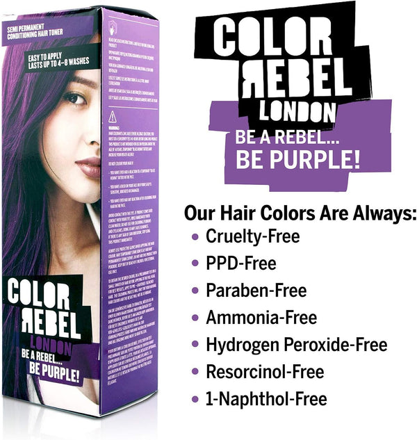 Color Rebel London Be Purple Conditioning Hair Toner 100ml