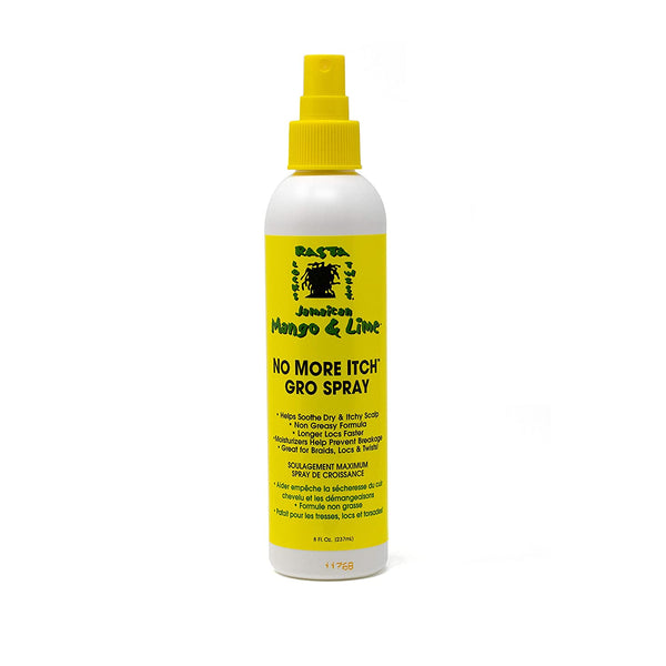 Jamaican Mango & Lime No More Itch Gro Spray 236ml - Afro Hair Boutique