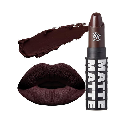 RK By Kiss Matte Lipstick 13 Dark Plum Scene 3.5g