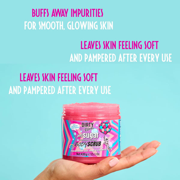 Dirty Works Hey Sugar Exfoliating And Softening Body Scrub 430g - Afro Hair Boutique