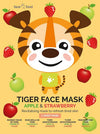 Montagne Jeunesse 7Th Heaven Apple And Kiwi Tiger Face Mask