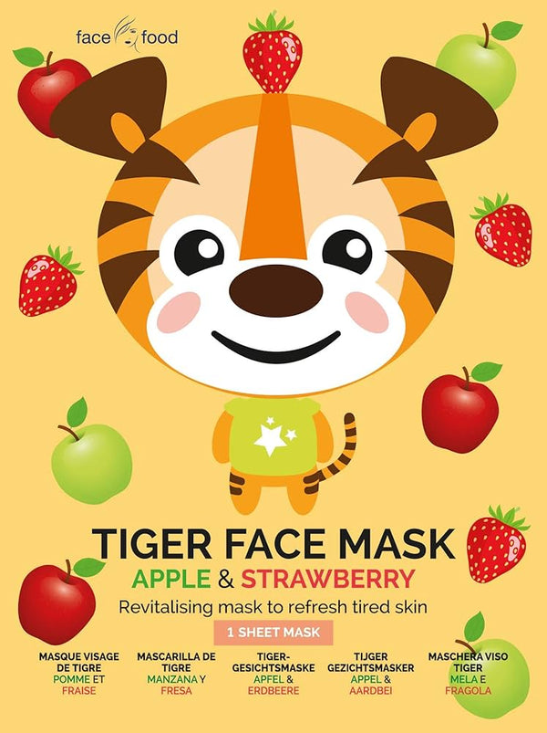 Montagne Jeunesse 7Th Heaven Apple And Kiwi Tiger Face Mask
