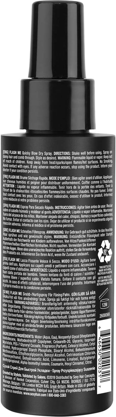 Sexyhair Hot Flash Me Quickly Blow Dry Spray 124ml