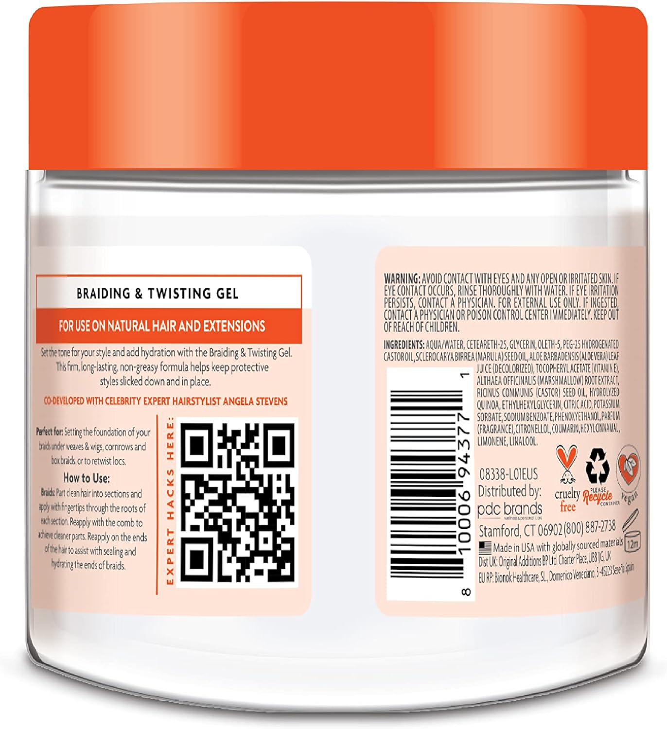 Cantu Protective Styles Braiding And Twisting Gel 227g