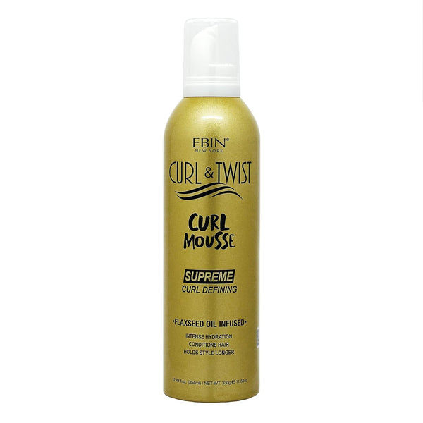 EBIN New York Curl And Twist Supreme Curl Defining Curl Mousse 80ml / 354ml