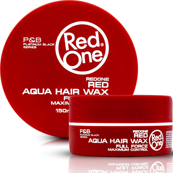 Red One Red Aqua Hair Wax Full Force 150ml | Maximum Control Styling Hair Gel - Afro Hair Boutique