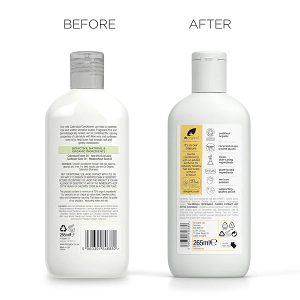 Dr Organic Organic Calendula Fragrance Free Conditioner 265ml