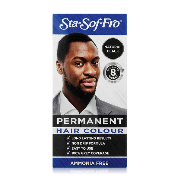 Sta Sof Fro Men Permanent Hair Colour Natural Black - Afro Hair Boutique