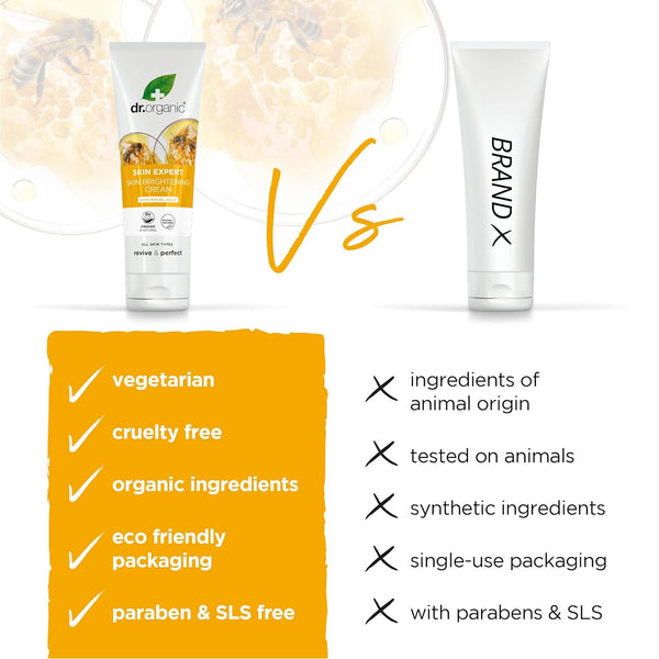 Dr Organic Bioactive Skincare Organic Royal Jelly Skin Brightening Cream 125ml - Afro Hair Boutique