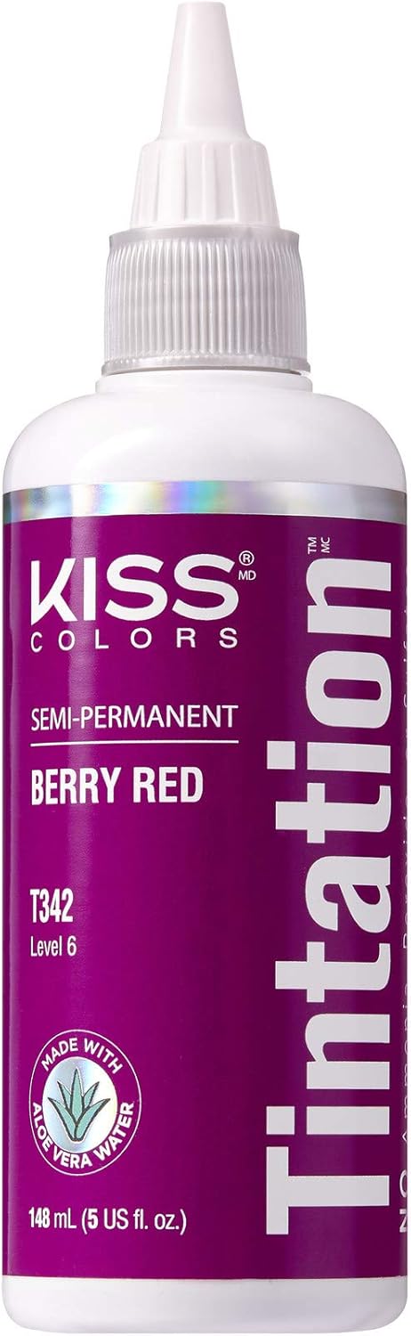 Kiss Products Kiss Colors Tintation Semi Permanent Berry Red T342 148ml