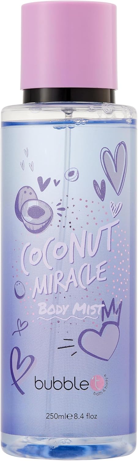 Bubble T Cosmetics Coconut Miracle Body Mist 250ml
