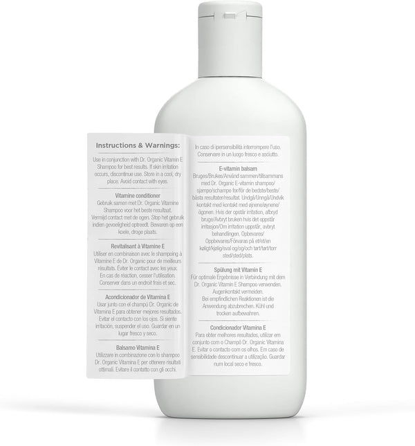 Dr Organic Hydrate And Replenish Vitamin E Conditioner 265ml - Afro Hair Boutique