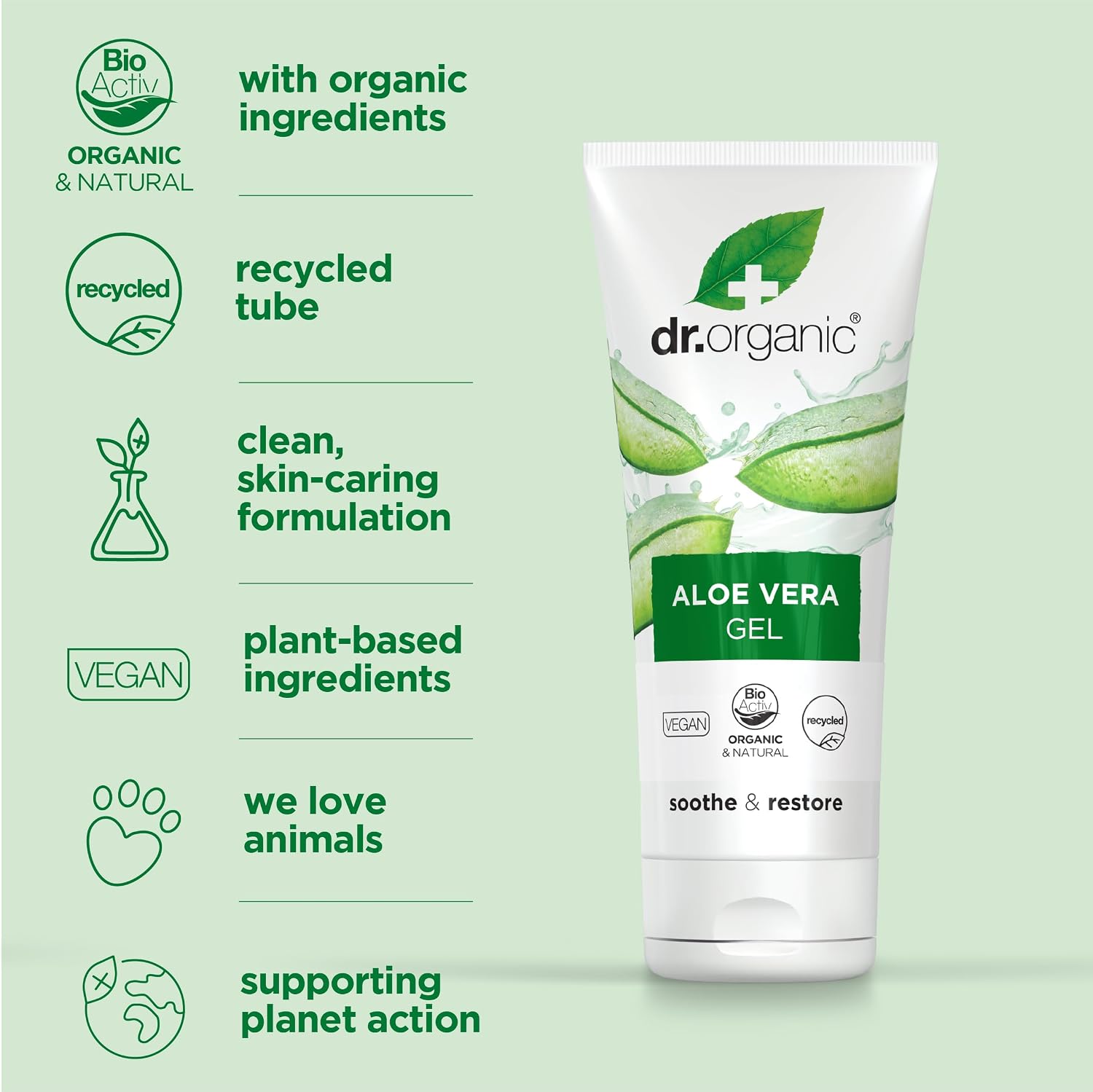 Dr Organic Soothe And Restore Aloe Vera Gel