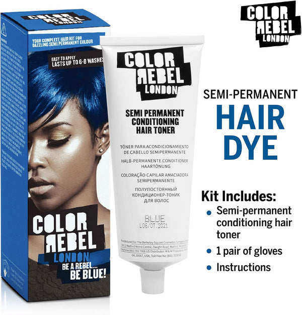 Color Rebel London Be Blue Conditioning Hair Toner 100ml