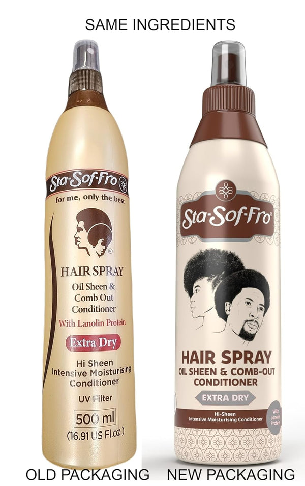 Sta Sof Fro Oil Sheen N Comb Out Conditioner Extra Dry 250ml / 500ml