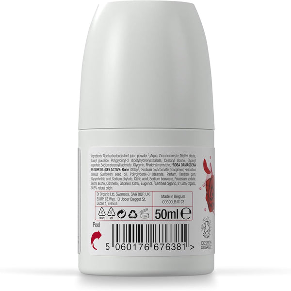 Dr Organic Bioactive Skincare Organic Rose Otto Deodorant Roll On - Afro Hair Boutique