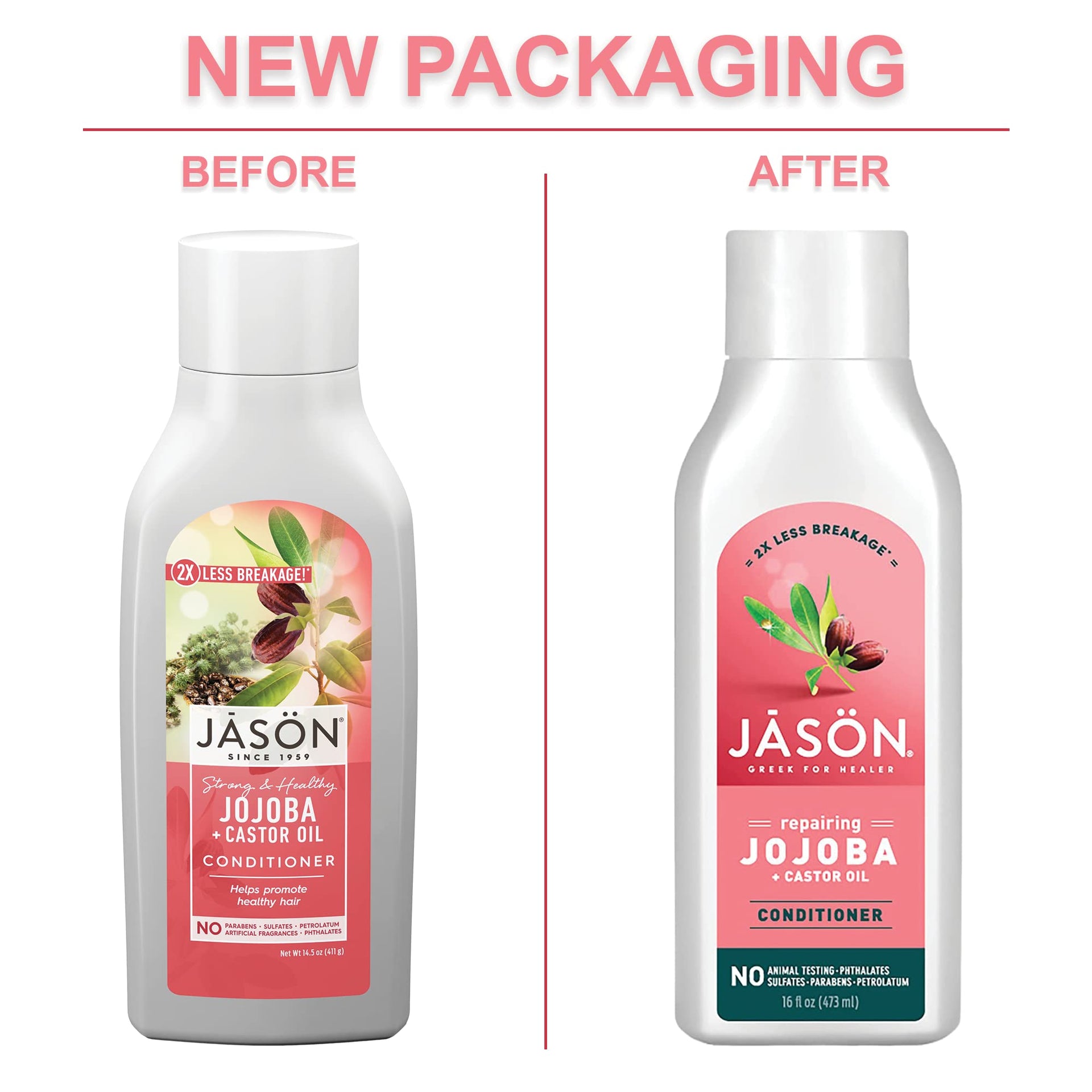 Jason Strong And Healthy Jojoba Plus Castor Oil Conditioner 454g