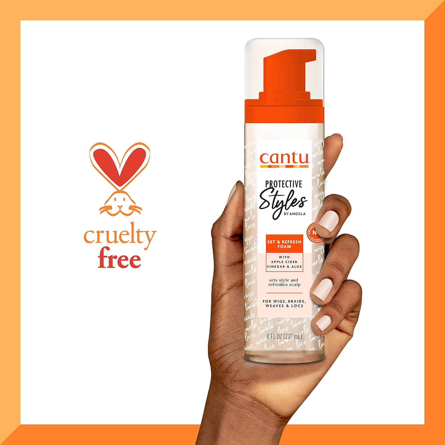 Cantu Protective Styles Set And Refresh Foam 237ml