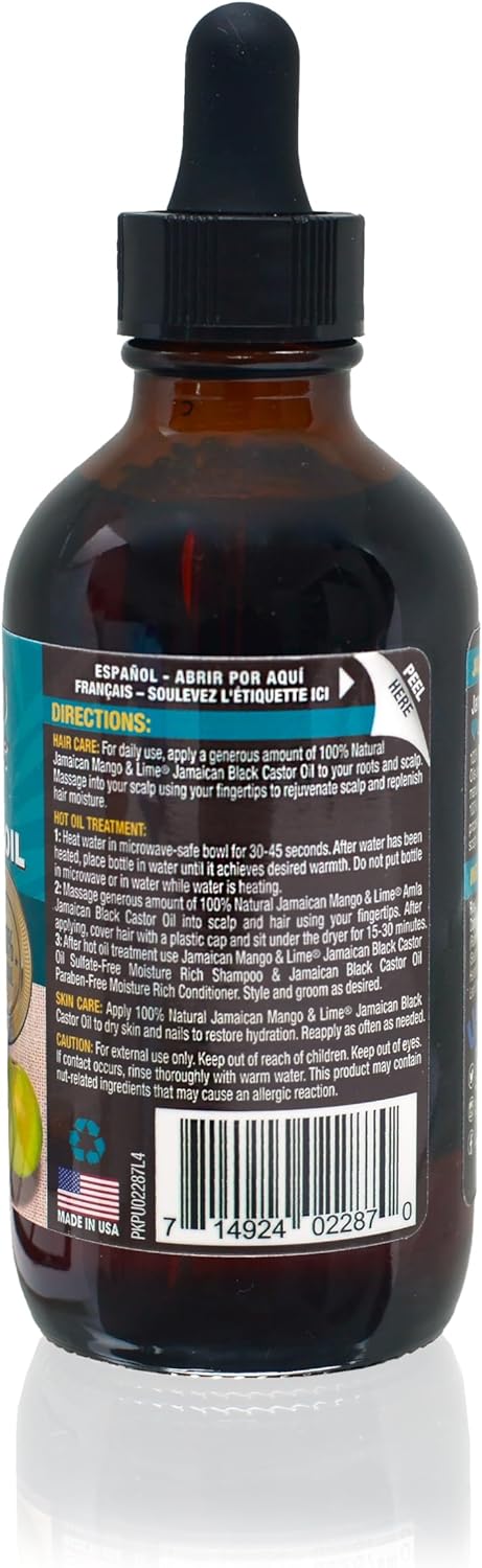 Jamaican Mango And Lime Black Castor Oil Amla 118ml / 237ml - Afro Hair Boutique
