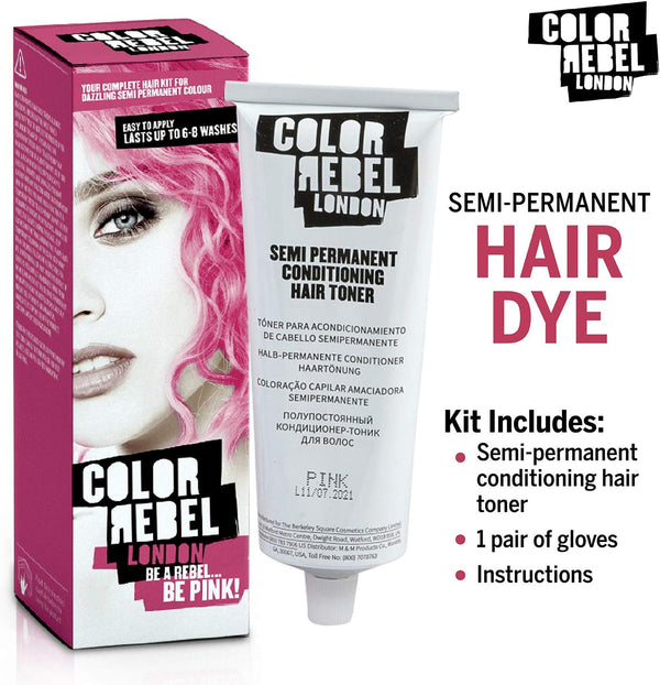 Color Rebel London Be Pink Conditioning Hair Toner 100ml