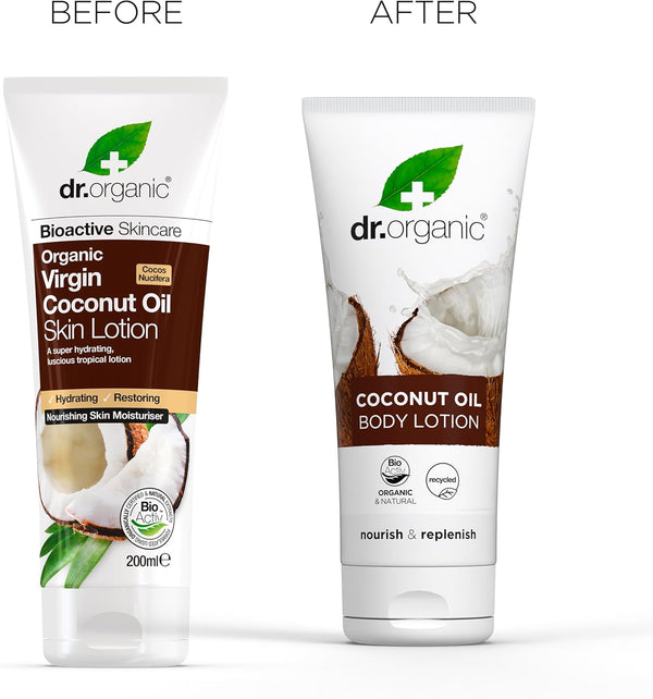 Dr Organic Bioactive Skincare Organic Virgin Coconut Oil Body Lotion 200ml