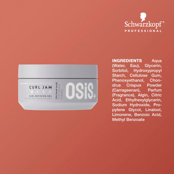 Schwarzkopf Osis plus Curls and Waves Curl Jam - 300ml - Afro Hair Boutique