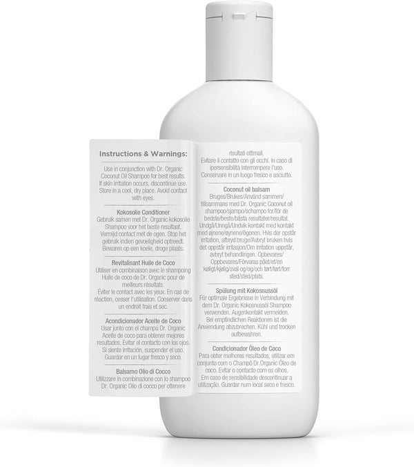 Dr Organic Organic Coconut Oil Conditioner 265ml - Afro Hair Boutique
