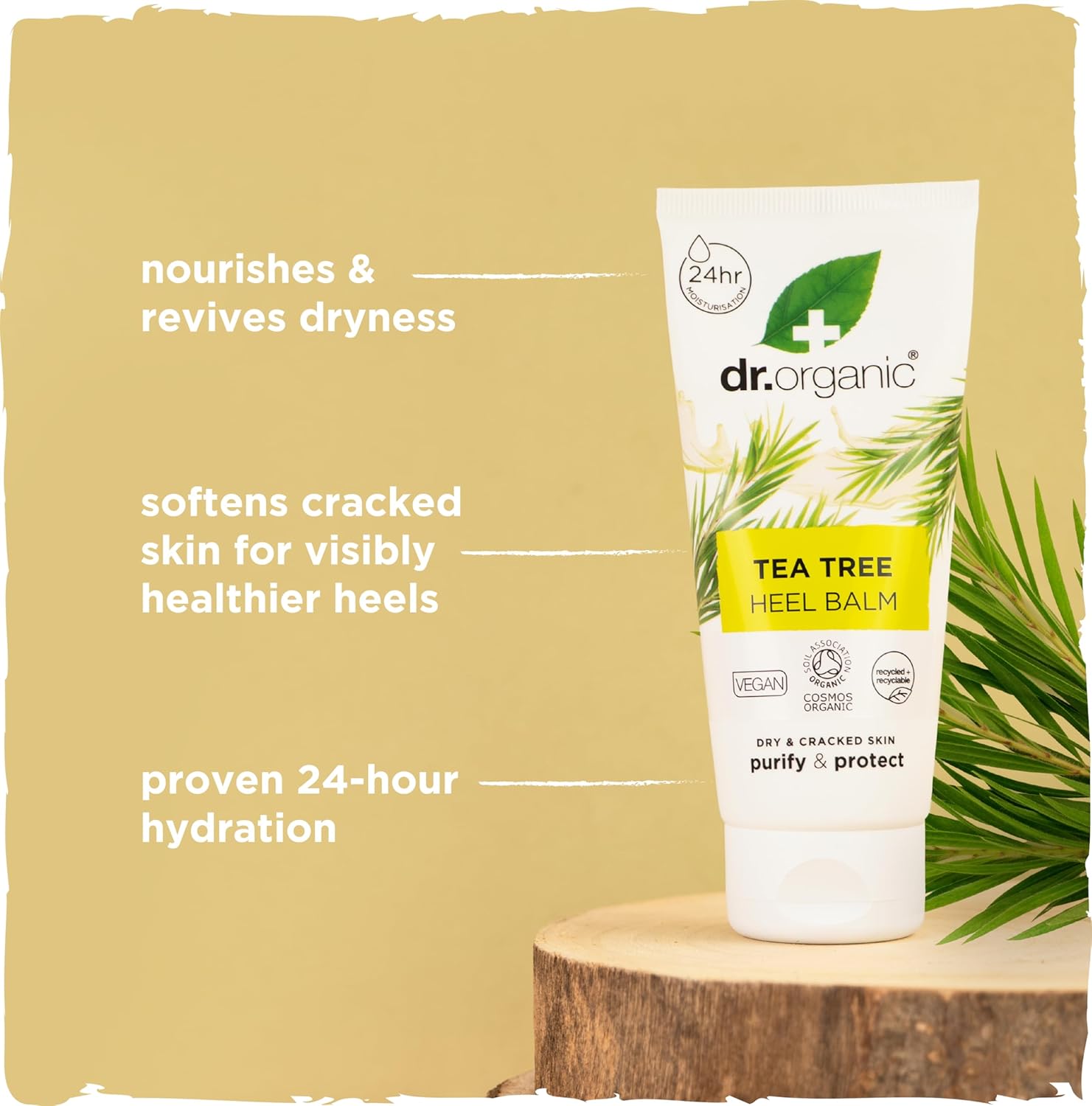 Dr Organic Bioactive Skincare Organic Tea Tree Heel Balm 100ml