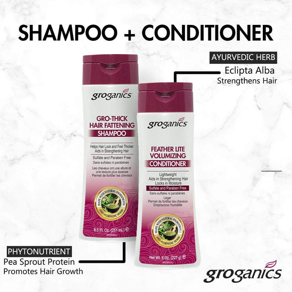 Groganics Feather Lite Volumizing Conditioner 227g