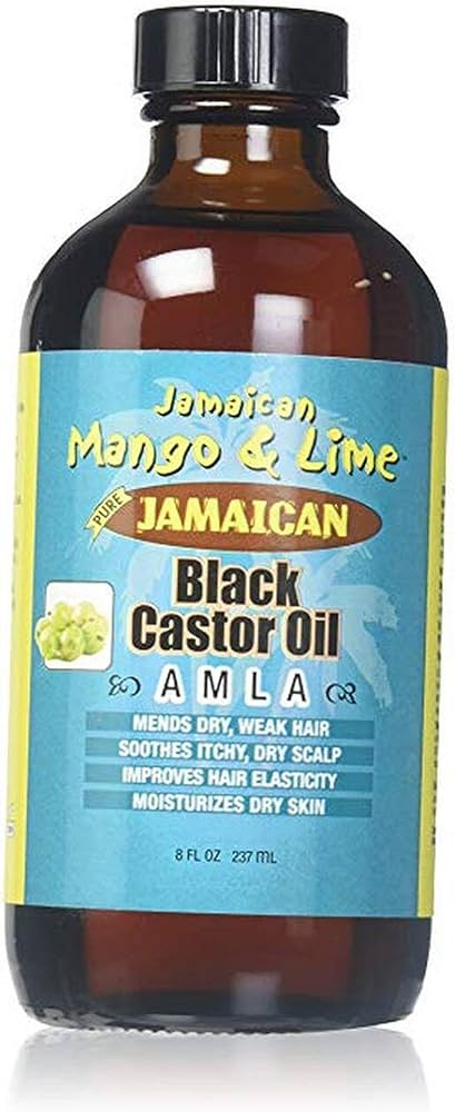 Jamaican Mango And Lime Black Castor Oil Amla 118ml / 237ml - Afro Hair Boutique