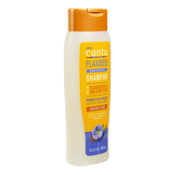 Cantu Shea Butter Flaxseed Sulfate Free Smoothing Shampoo 400ml - Afro Hair Boutique