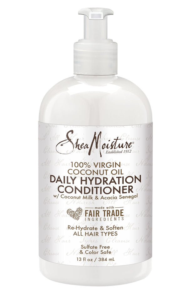 Shea Moisture 100% Virgin Coconut Oil Daily Hydration Conditioner 384ml - Afro Hair Boutique