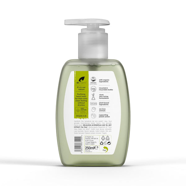 Dr Organic Bioactive Skincare Organic Tea Tree Hand Wash 250ml
