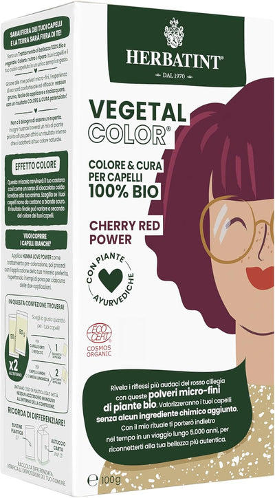 Herbatint Vegetal Organic Hair Color Cherry Red Power 100g