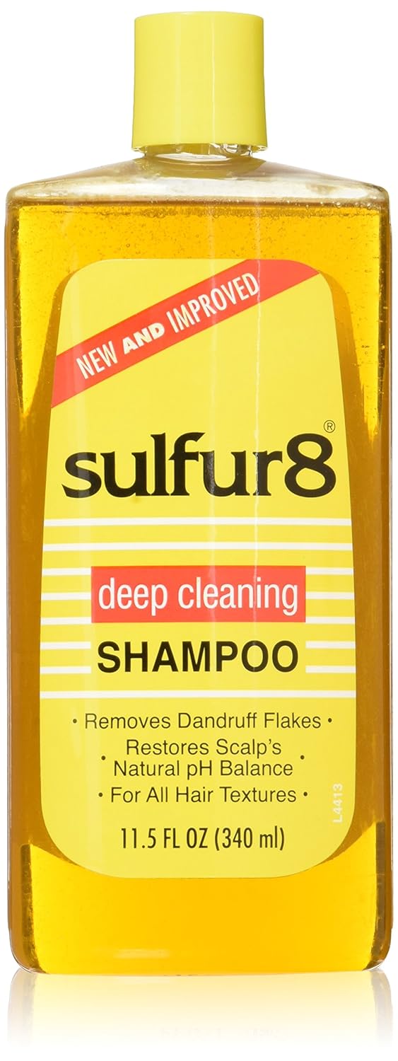 J. Strickland Africa Sulfur 8 Medicated Shampoo 222ml / 340ml - Afro Hair Boutique