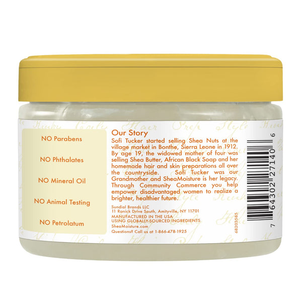 Shea Moisture Coconut Custard Make It Last Wash N GO Defining Gel Oil 340g