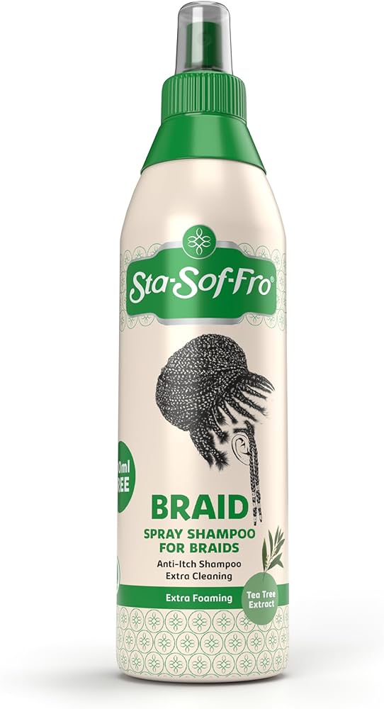 M And M Cosmetics Sta Sof Fro Spray Shampoo For Braids 350ml - Afro Hair Boutique