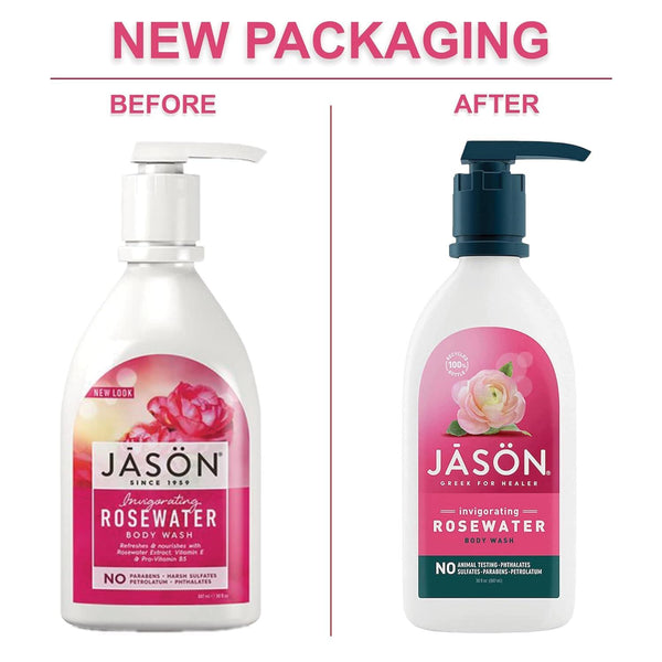 Jason Invigorating Rose Water Body Wash 887ml