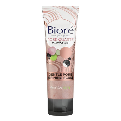 Biore Rose Quartz Gentel Pore Refining Scrub